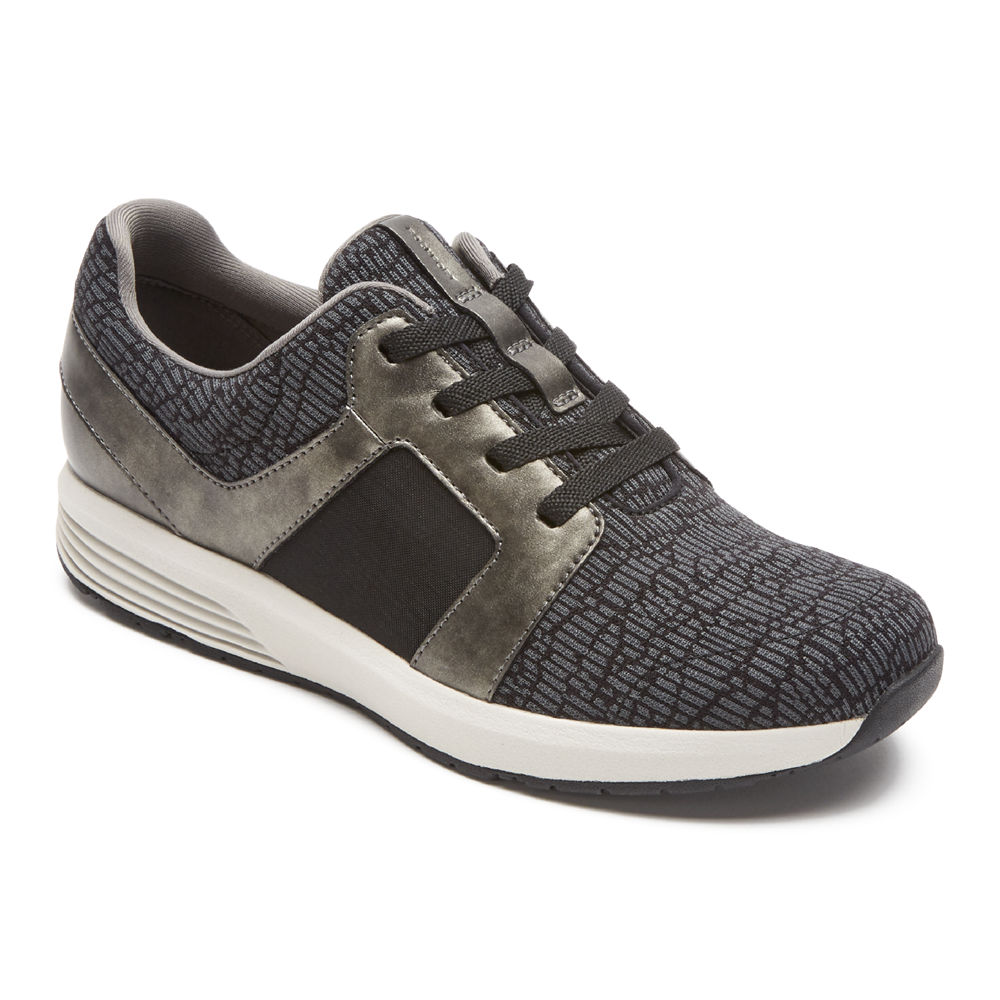 Rockport Joggesko Dame Svart - Trustride Classic - UTRE15748